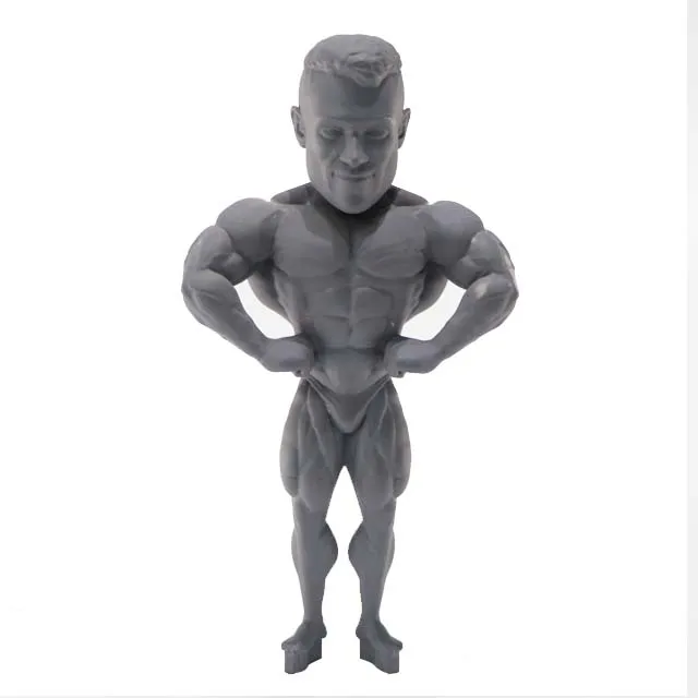 Custom 3d silicone printing 3d printed custom action figures