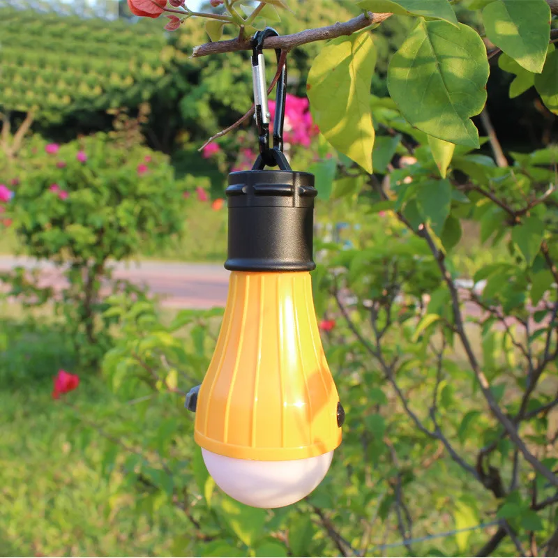 Outdoor waterproof dimmable mini portable rechargeable usb dim solar powered tent hiking Camping lamp LED Solar panel Light Bulb