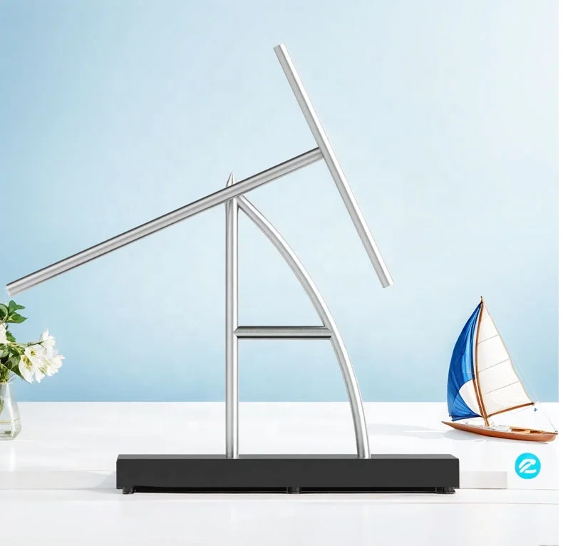 High-end Creative Office Home Desktop Decoration Newton Pendulum Chaos Pendulum Permanent Perpetual Motion Kinetic Art Decor