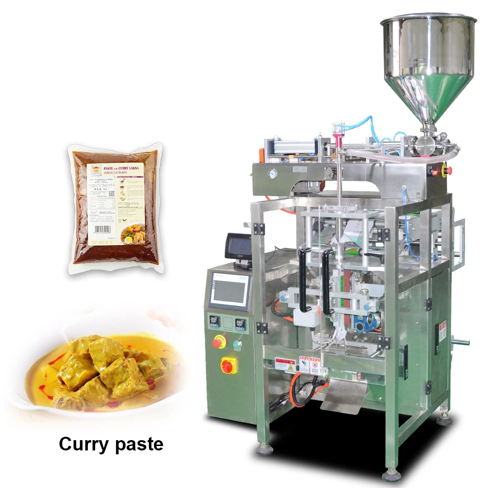 Oyster Sauce Curry Paste Viscous Liquid Automatic Multi-function Packaging Machine