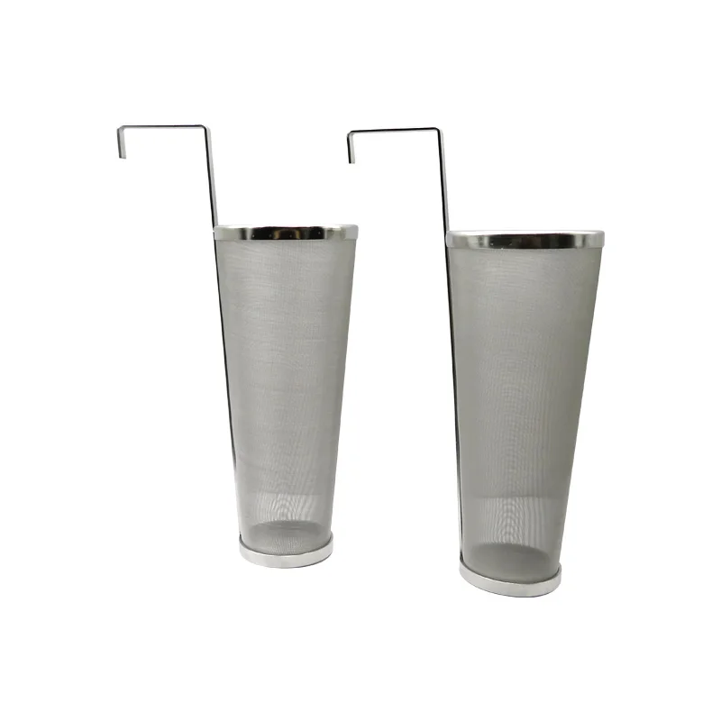 Hop Spider 300 Micron Mesh Stainless Steel Hop Filter Strainer For Home Beer Brewing Kettle 4*10inch Or 6*14inch