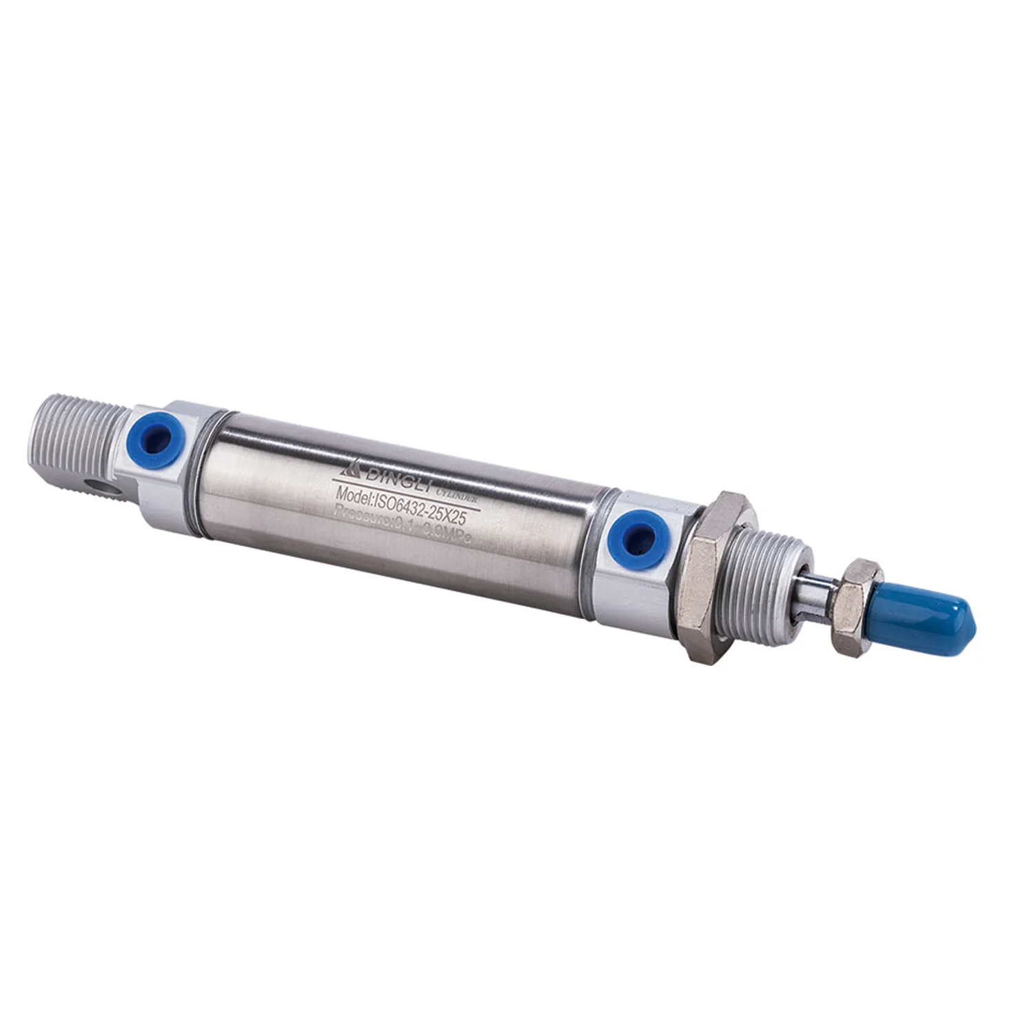 Well Priced pneumatic cylinder two-year guarantee Rubber cushion Double action or single action