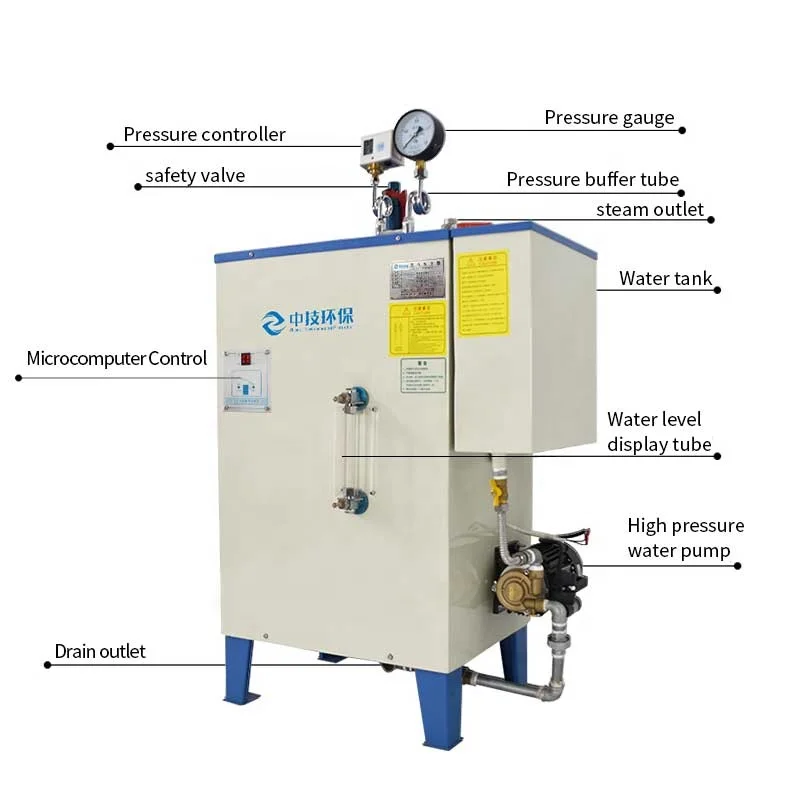 high pressure stainless steel 18kw electric steam boiler vapor generator for garment clothes
