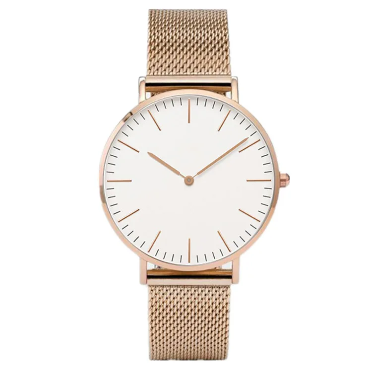 Factory Direct Price Metal braid band Fashion cute modern stylish Ladies quartz wrist watch for women