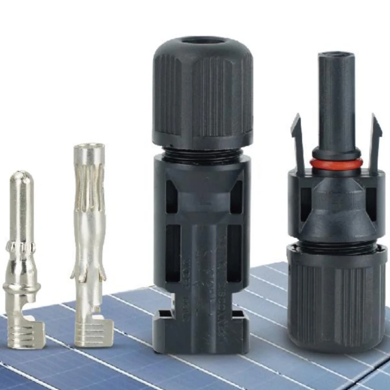 Mc 4 Connector Mc 4 Photovoltaic Male And Female Plug Waterproof Ip67 Solar Module Photovoltaic Panel Connector Solar Connector