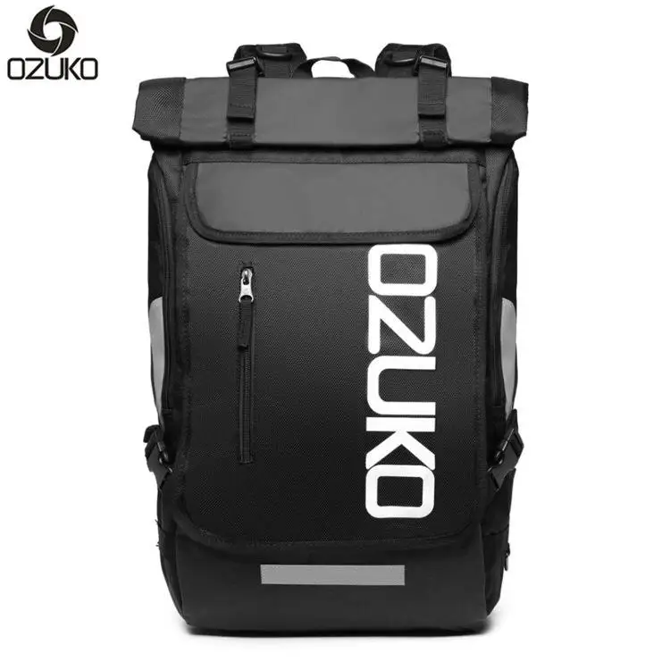 Ozuko 8020 индивидуальный рюкзак сумка для ноутбука с логотипом водонепроницаемый спортивный походный кемпинга джиу-джитсу мужчин