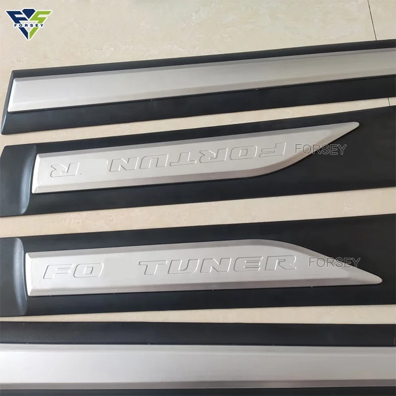 ABS Plastic Side Door Moulding Body Side Door Moulding Guards for Fortuner 2016+ NEW accessories