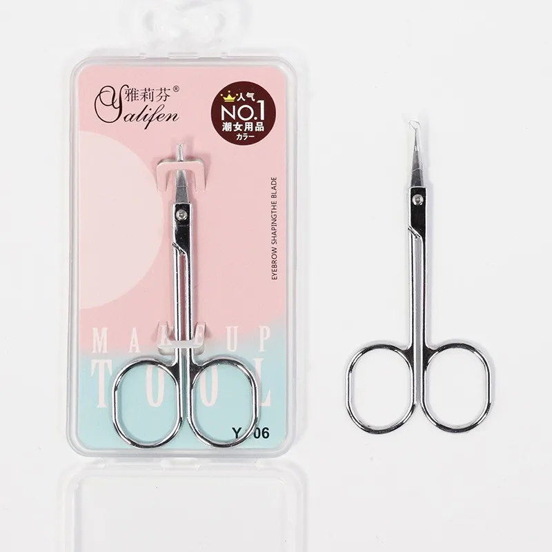 Portable Stainless Steel Eyebrow Beauty Scissors Nose Hair Remover Individually Multifunction Cosmetic Tool For Women