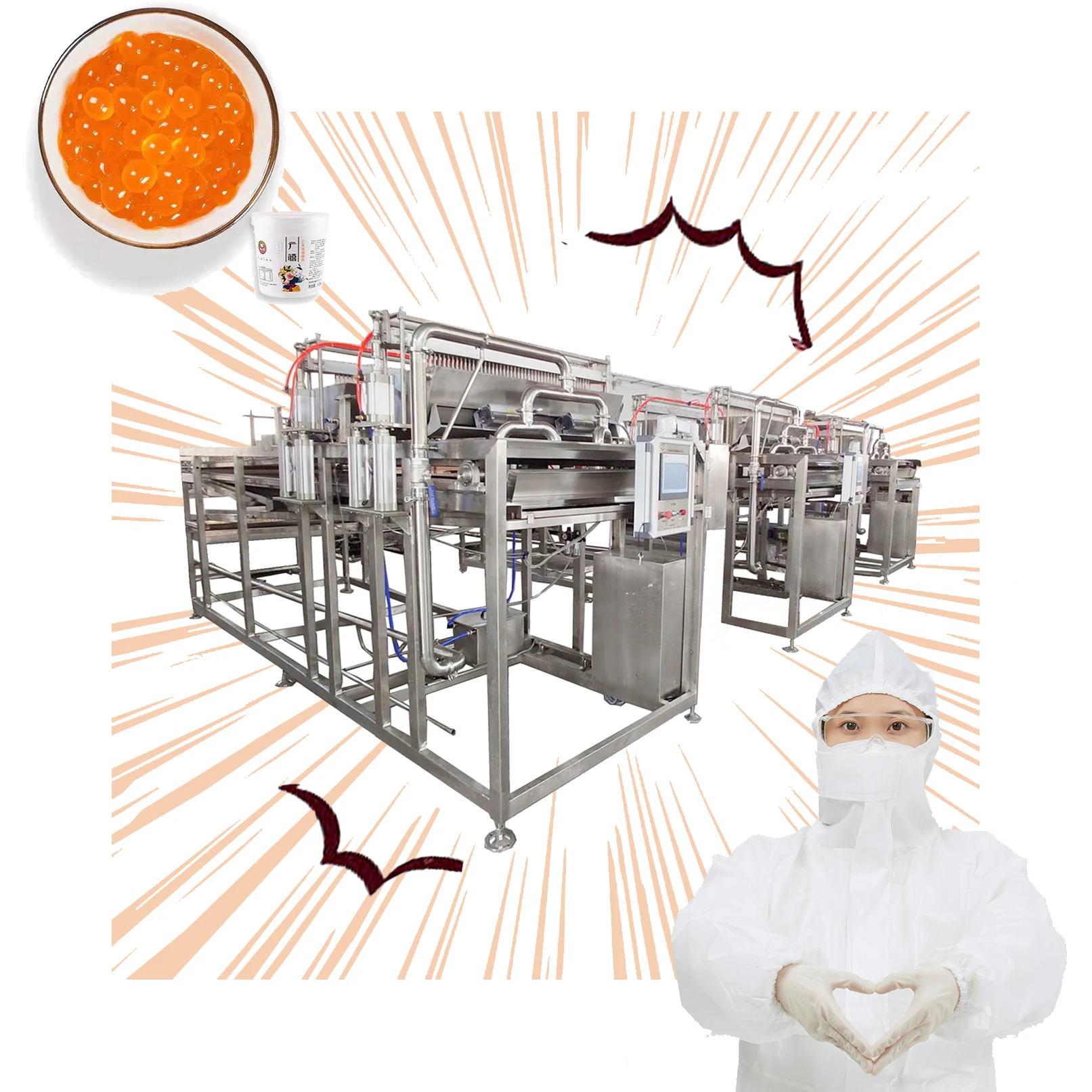 Лидер продаж машина для производства жемчужин tapioca Желейная konjac приготовления пузырьковых чая и напитков из Шанхая