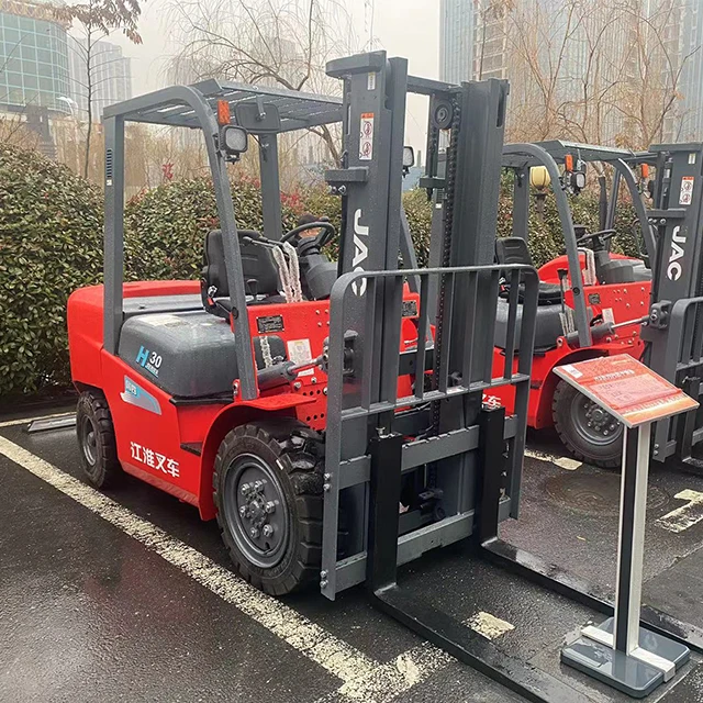 Carretilla Elevadora 3ton 5ton 3m 4.5mTriplex Full Free Mast Montacargas Diesel Forklift with boom attachment