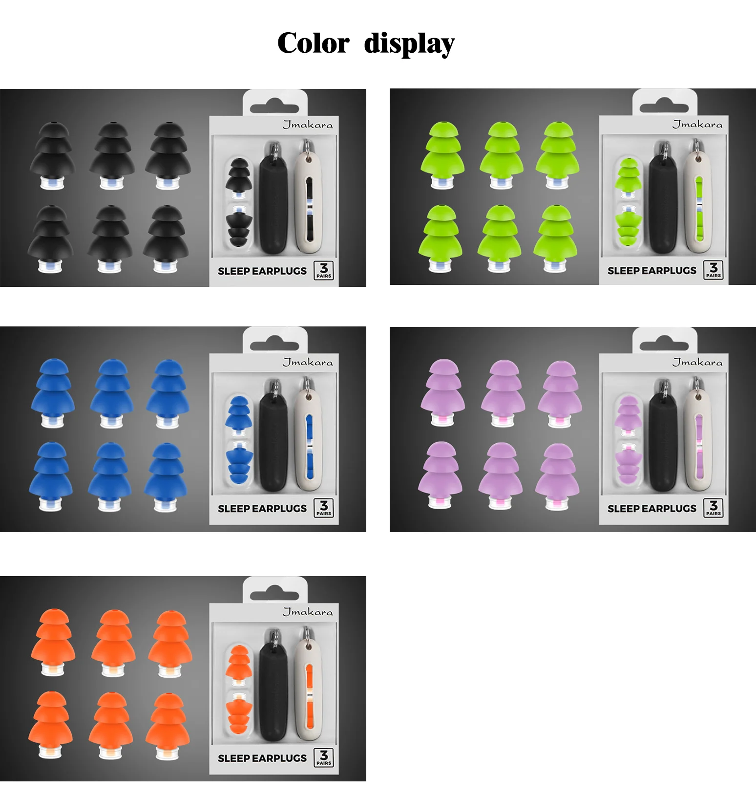 Hot selling multi-color shooting range ear protection silicone earplugs for noise reduction purpose with best price