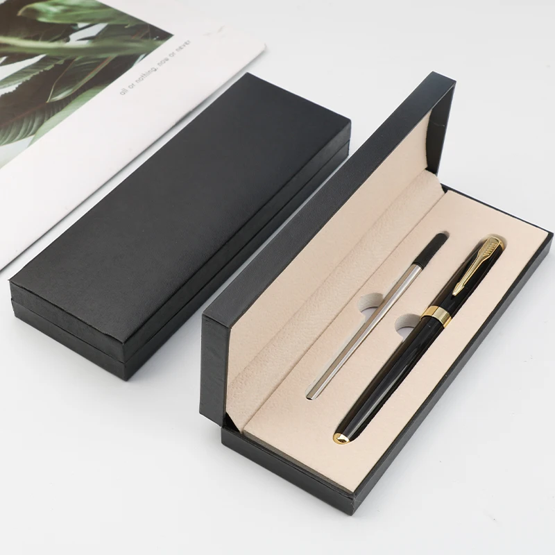 Latest Luxury Business Gift  Metal Pen Set Hot Selling High Quality With Custom Logo Black roller Pens Gel Pen Set For Gift