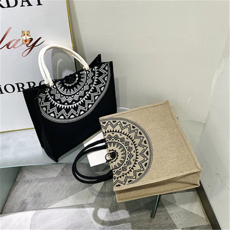 Wholesale Eco Friendly Recyclable Plain Eco Friendly Grocery Personalized Tote Jute Bag