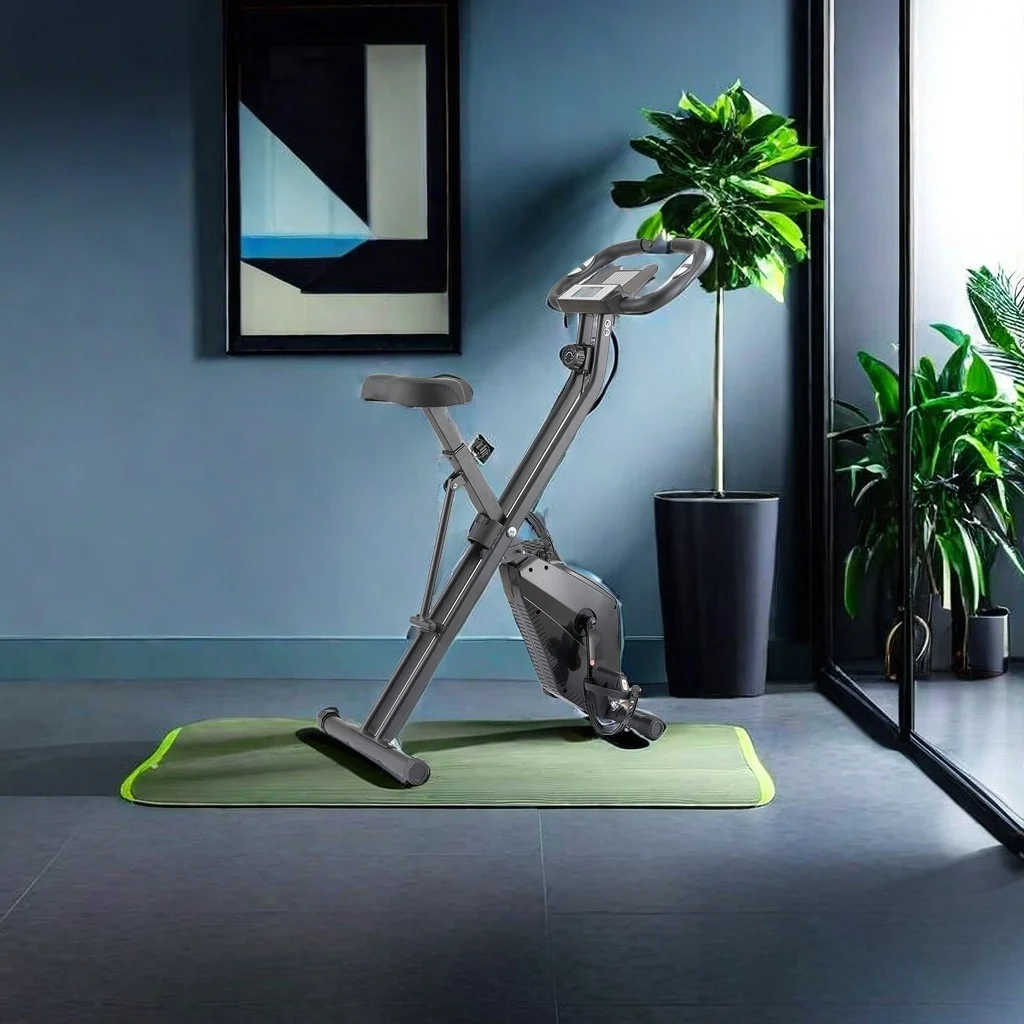 Magnetic Fitness Exercise Bikes Sport Mini Home Gym Indoor Cross Folding Trainer Bike Folding X Bike
