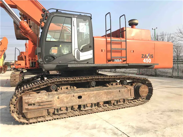 Подержанный сваебойный станок Hitachi Zx450 18 м длинный