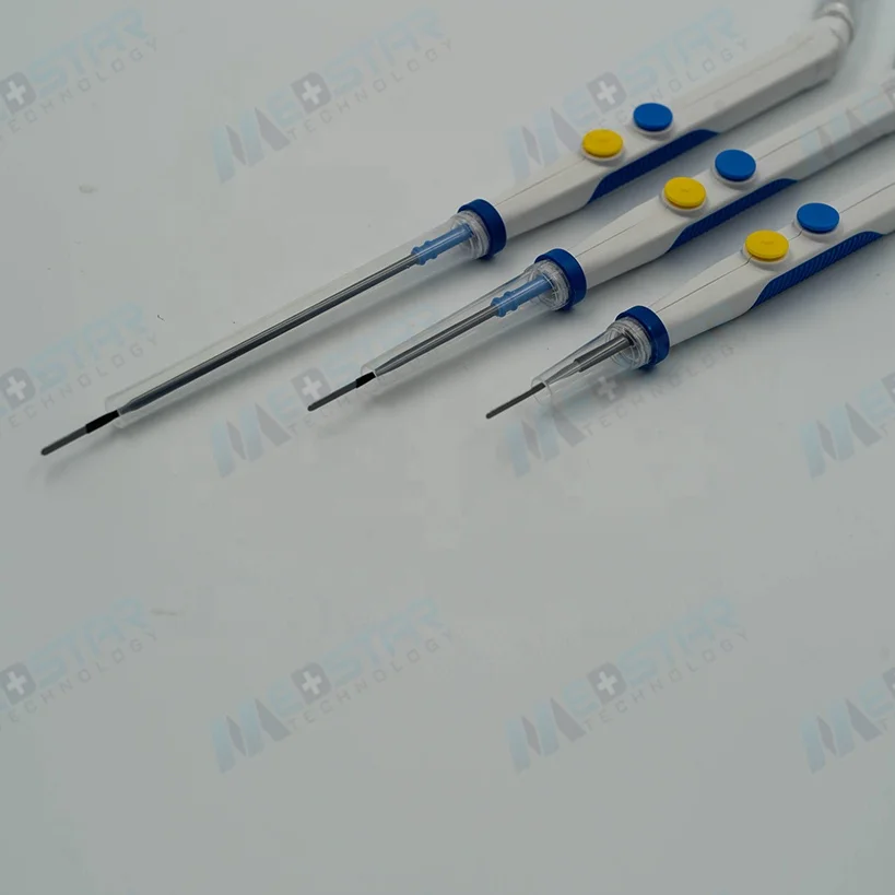CE ISO (G) Single Use Finger switch Electrosurgical Smoke Evacuation Pencil