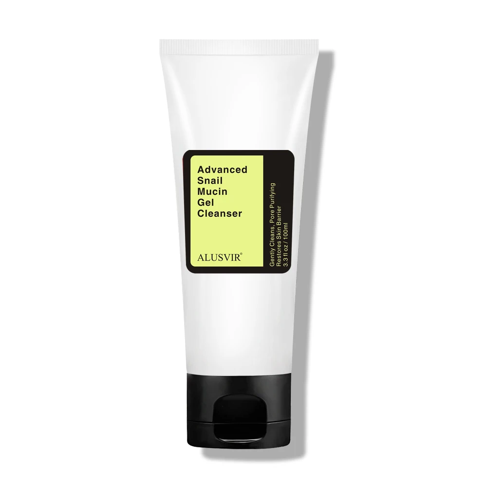 Korean Cosmetics Skin Care Snail Mucin Gel Gently Cleansing Face Wash Facial Cleanser Natural Foam Adults Female Support 500