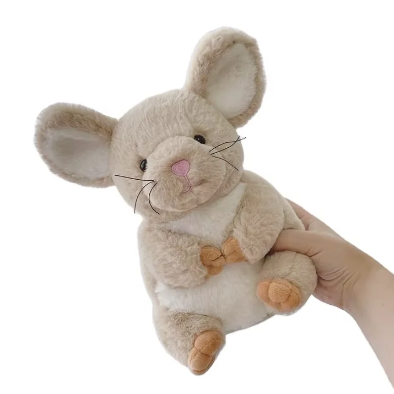 Realistic Farm Animal Plush Toy Custom Design OEM Plushies Lifelike Chinchilla Stuffed Animal