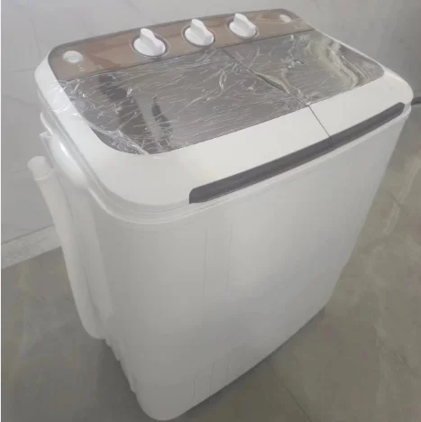Semi automatic washing machine, large capacity household double cylinder double barrel wave wheel, small swing drying