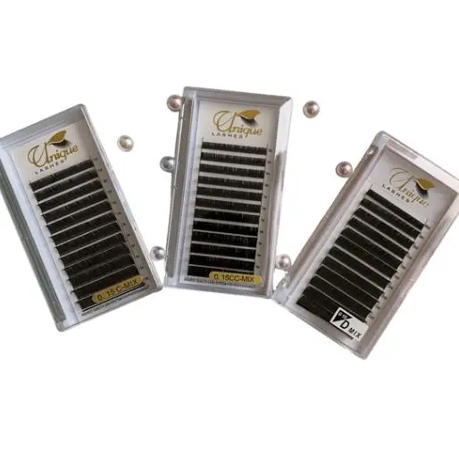 Оптовая продажа, корейские накладные ресницы PBT, индивидуальные матовые черные классические Ресницы C CC D DD Curl поставка