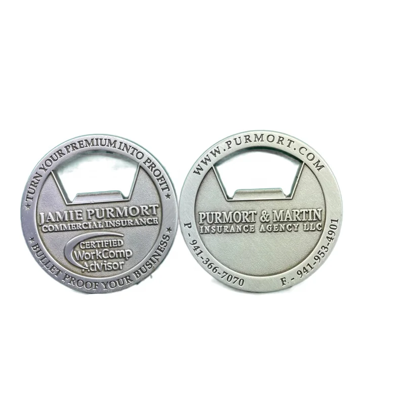 No MOQ Multifunction Deluxe Stainless Steel Carbon Bag Cheap Metal Cap Pcs KunShan gifts bottle opener coin
