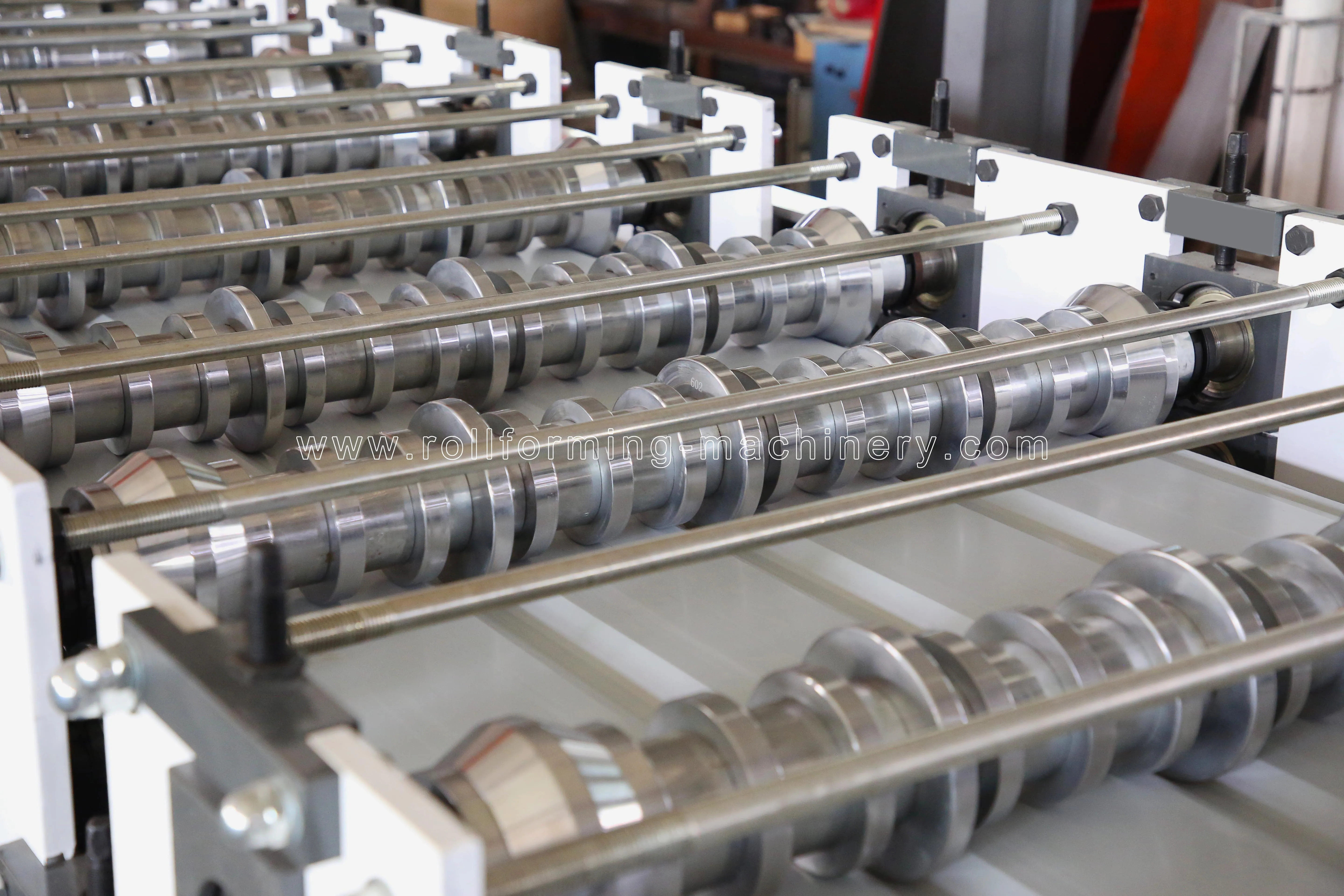 Colorful Corrugated Sheet Making Double Layer Roll Forming Form Metal Roof Machine