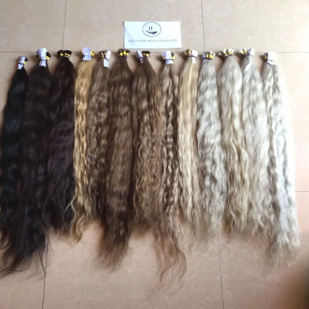 Ombre Wavy Natural Vietnamese Human Hair colored palette hairshop