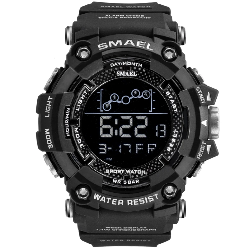 New design SMAEL 1802 sport digital watch water resistant electronic wrist watch