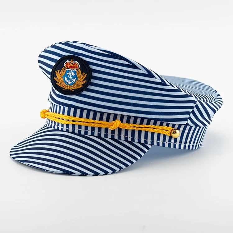 
White Navy Marine Yacht Boat Ship Hat Sailor Navy Captain Hats 