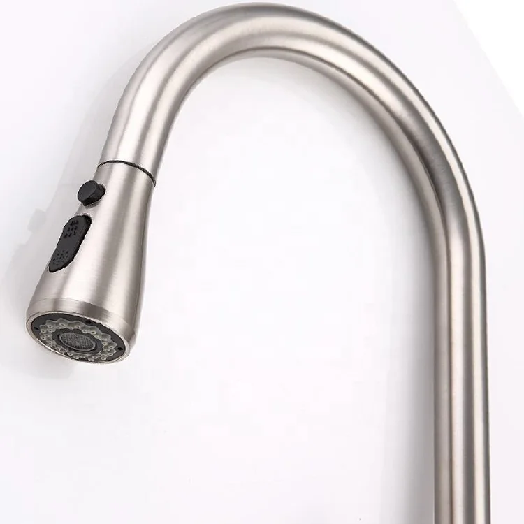 
Stainless Steel Pull Out Pull Down Brushed Touch Sensor Kitchen Faucet Sensor Water Tap Kitchen Mixer 