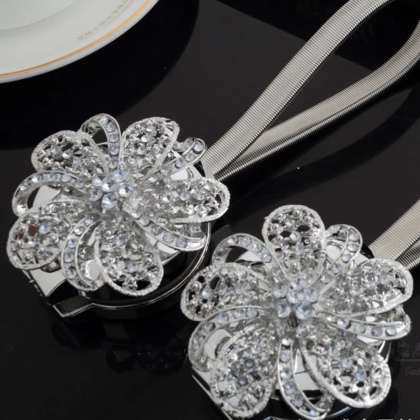 Simple European magnet curtain tie strap tie rope living room creative curtain buckle hook wall hook free of drilling