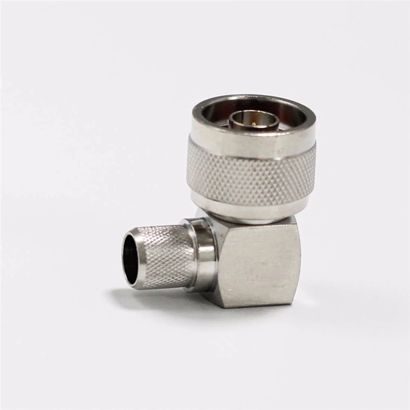 Nickle Plated 90 Degree N Type Male RF Connector Right Angle for RG213