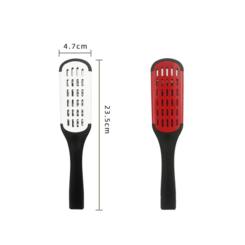 Custom Logo Beauty Salon Tools High Heat Resistance V shape Splint Comb