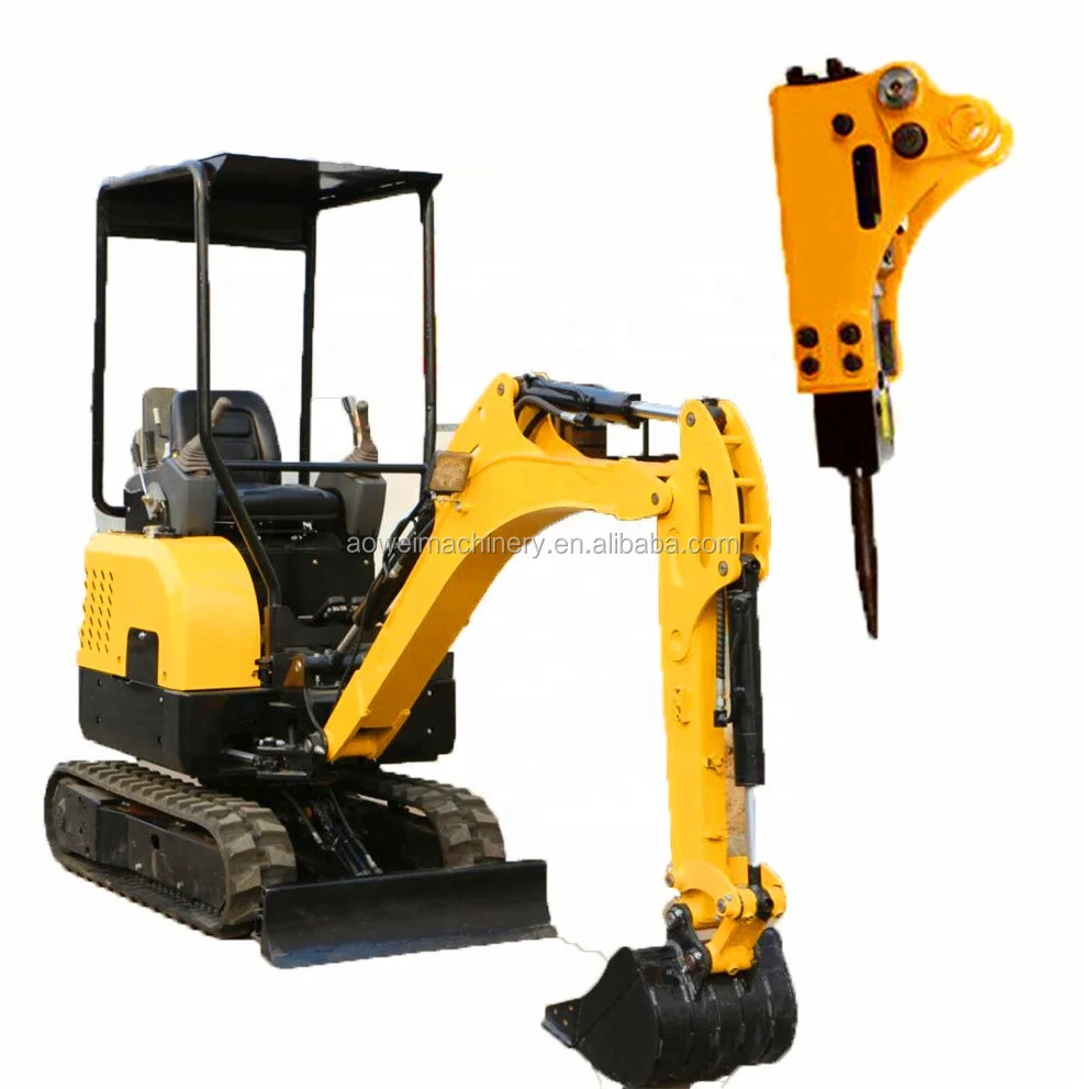 Small cheap EPA engine 0.8ton mini excavators 08 ton for farm garden home strong bucket cylinder