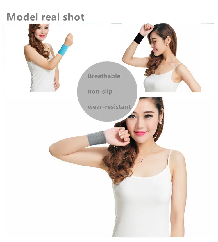 Summer wrist straps breathable sports wristband men and women basketball sweatband wrist bands