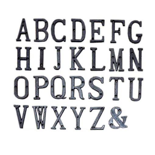 Cast Iron Wall Decoration House Number Door