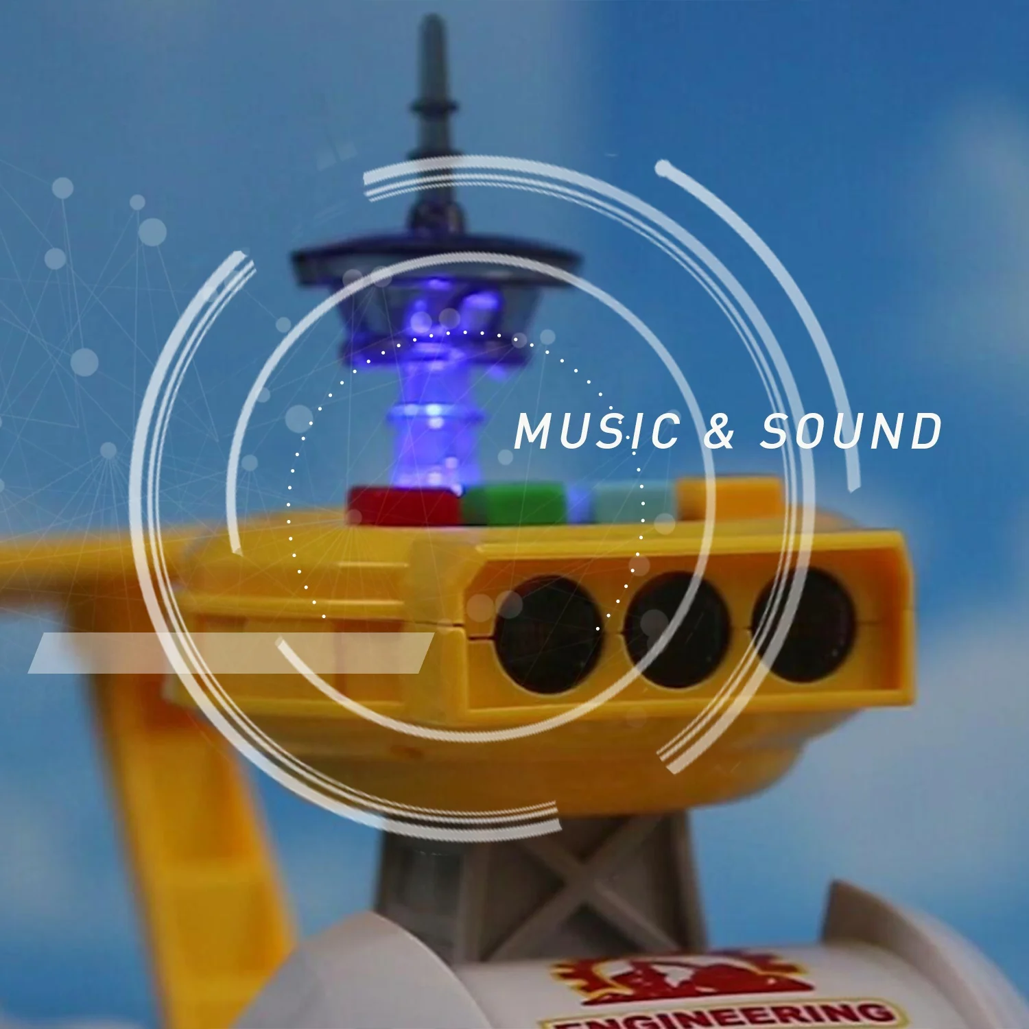 Sliding storage boat with light Deformation Ship Parking Lot Play Set with motorboat and die cast car