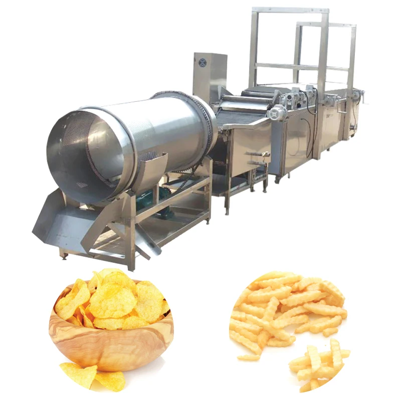 1000kg/h Automation French Fries Line Frozen