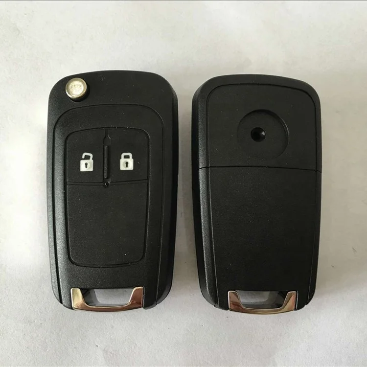 Top best quality car key cover for 2 Button Flip Remote Key Shell c-hevrolet cruze key