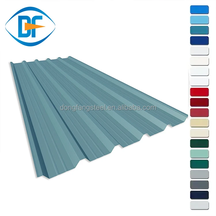 color coated steel Galvanized ppgi Metal Roofing Galvalume Sheets Building Materials preprinted steel in low price