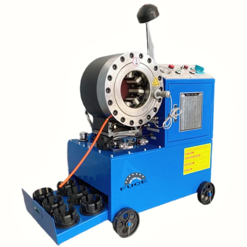 promotion hose piston DX68 hydraulic construction road mine machinery hose repair crimping machine pipe fitting with good price