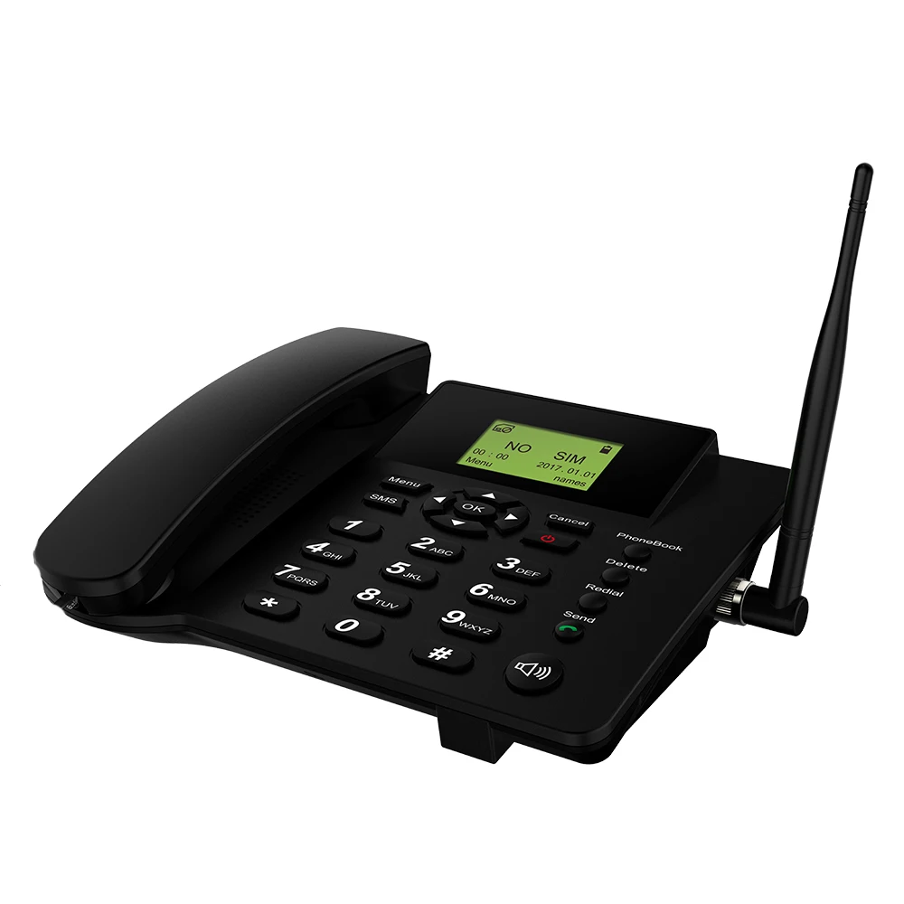 4G LTE Fixed Wireless Phone Desktop Terminals Cordless Telephone Support VOLTE Dual 2G 3G GSM WCDMA Sim Card For Home