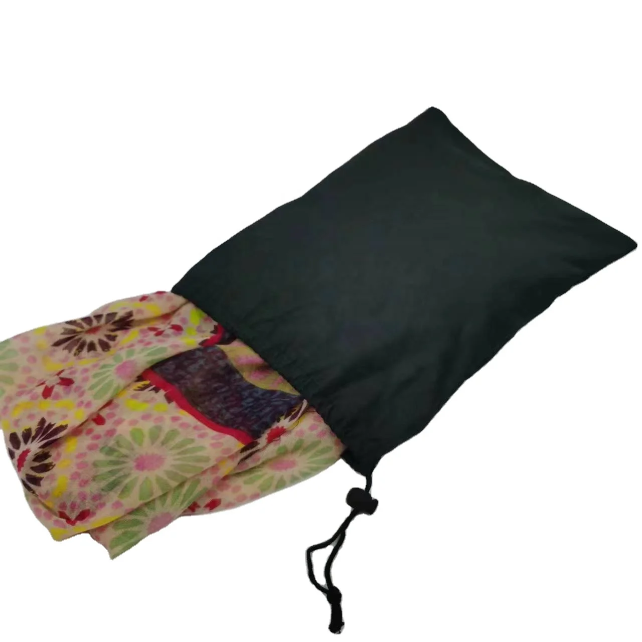 Wholesale Black Satin Pouch Underwear Packaging Satin Bag For Lingerie Drawstring Small Satin Bag