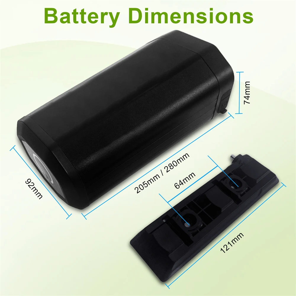 Long Range Ebike Battery 24V 36V 48V 10Ah 15Ah Down Tube Mini Portable External Electric Bicycle Battery 250W Conversion Kit