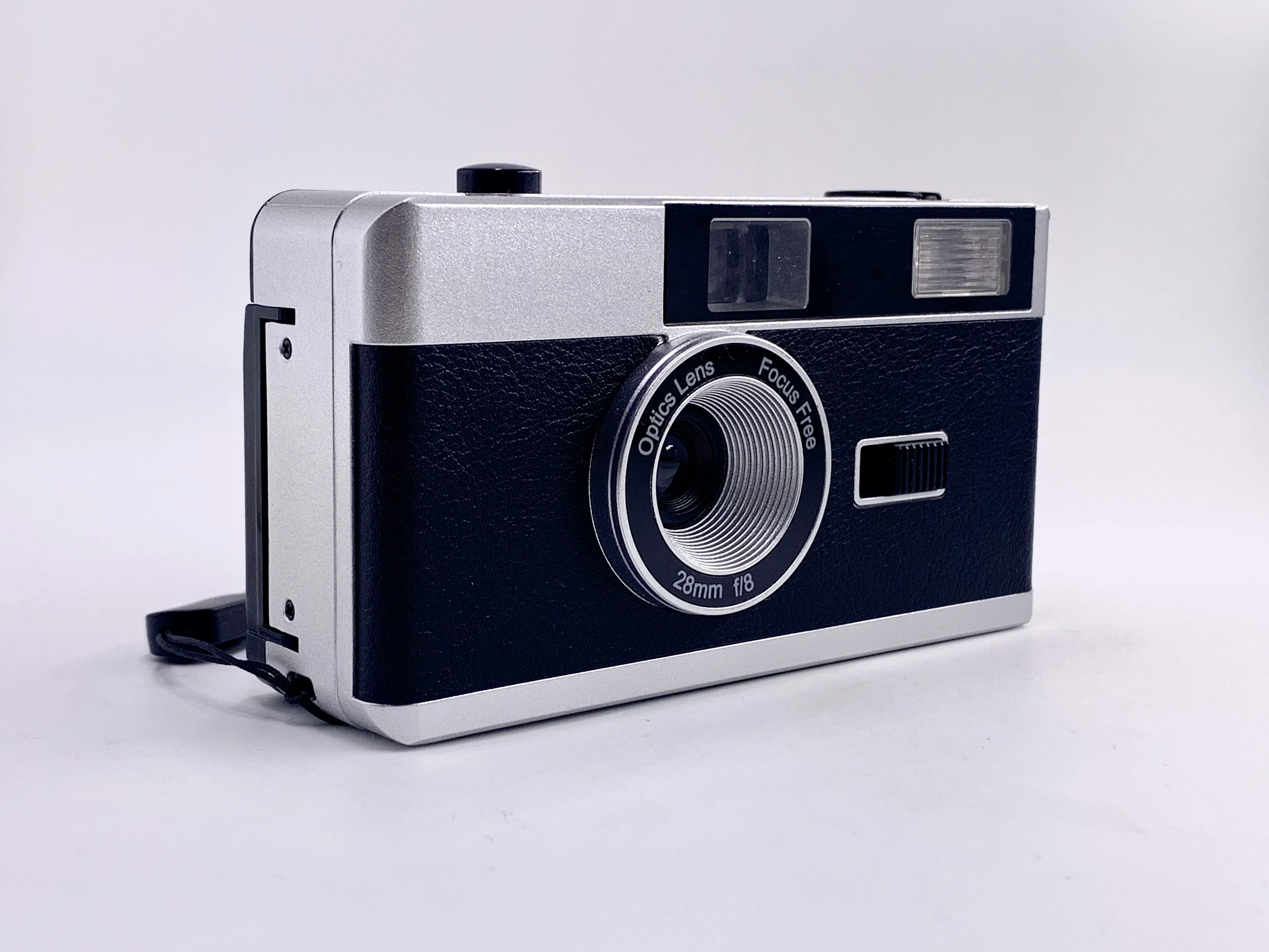 CUSTOM fuji retro replaceable re usable non disposable reloadable waterproof colorful white reusable film camera with flash