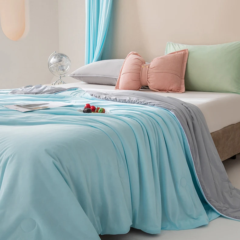 Machine Washable Summer Air Conditioning Quilt Cold Blanket a Class Standard Baby 100% Polyester Easy Polyester Microfiber