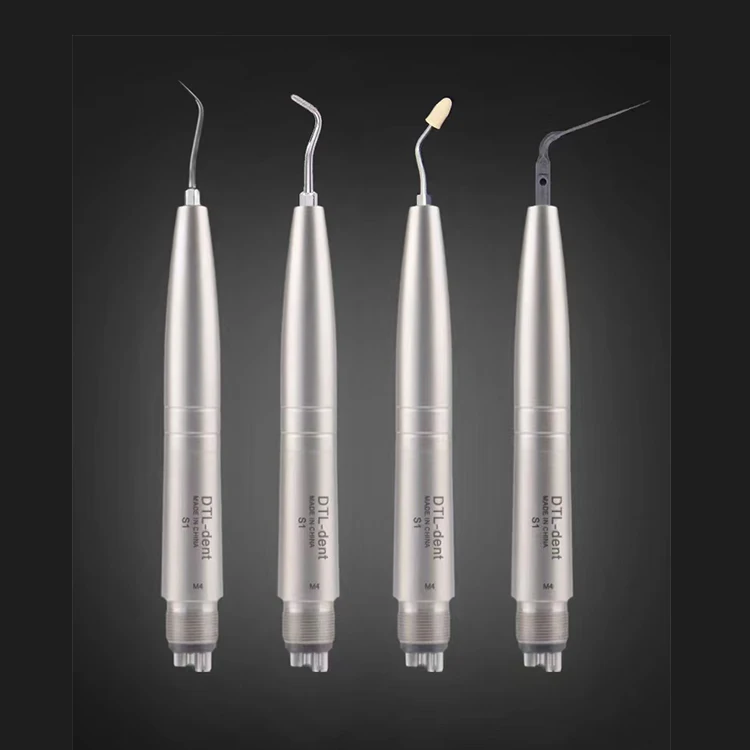 Low amplitude 4 holes air dental scaler compatible with scaler best type GK series tips