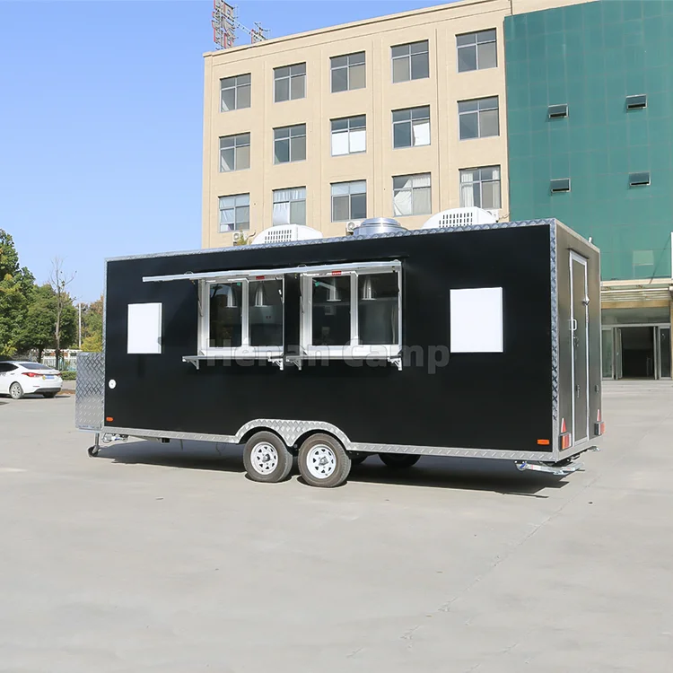 CAMP Hot Selling Mobile Food Trailer Concession Food Trucks Trailer With Equipment Equipped For Sale