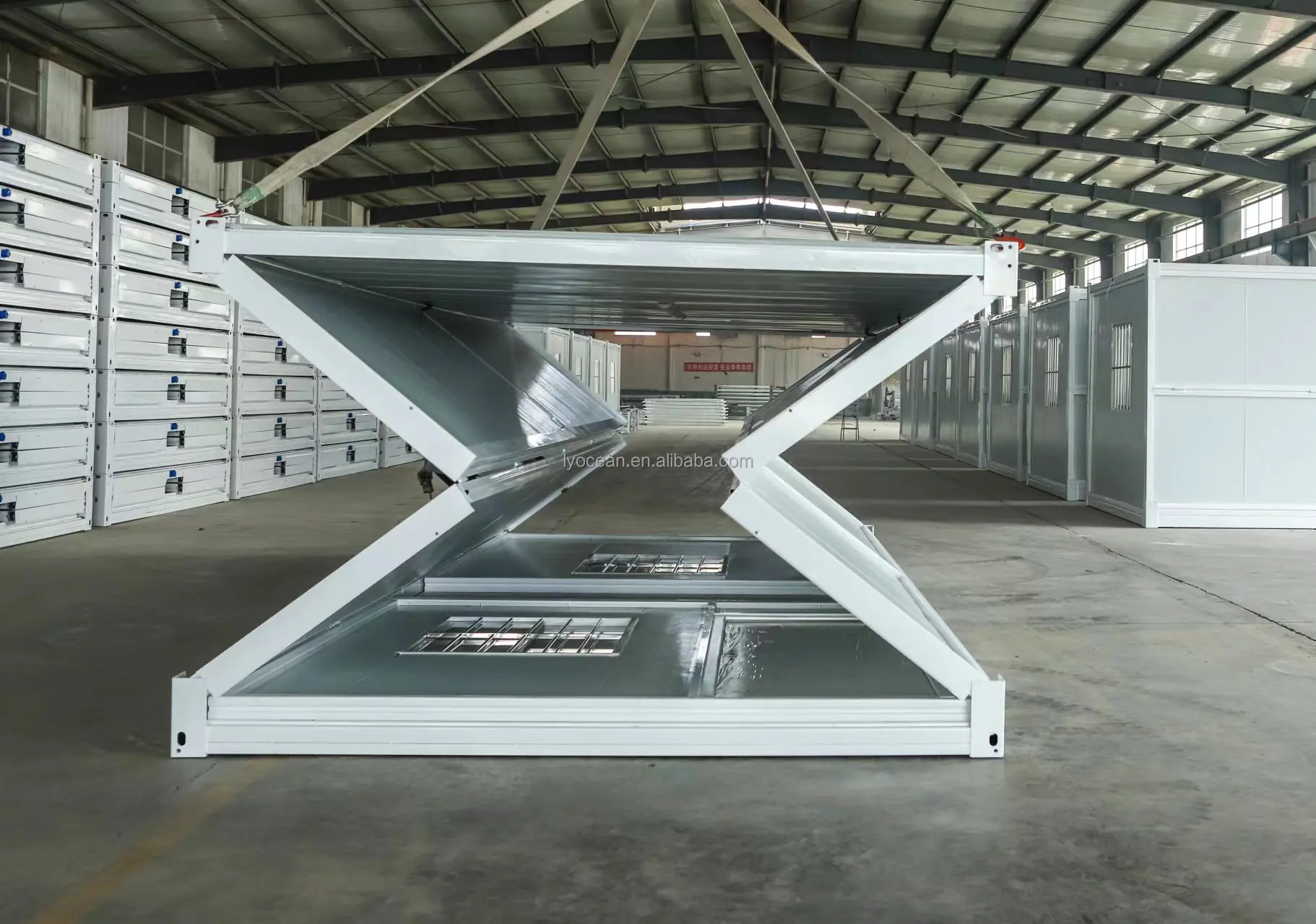 High Quality Foldable Office Modular Low Cost Housing Folding Prefabricated Homes Prefab House Container House