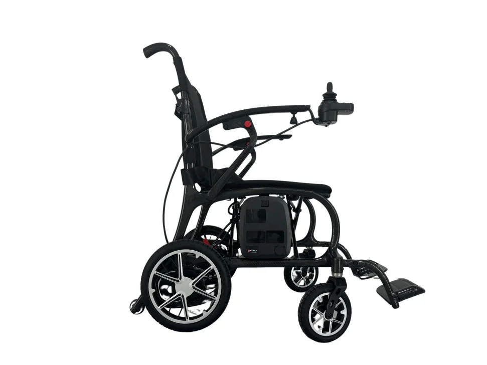 2024 Most Competitive Price Wheelchair Electric Scooter Electric Mobility Wheelchair Lightweight Folding Handicapped  Wheelchair